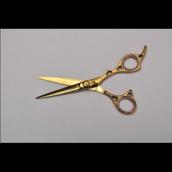 Professional barber shears (gold) - Picture 2 of 2